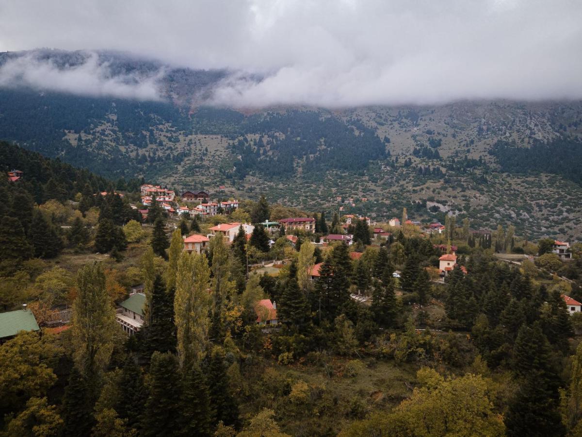 Parnassus Dreamwood Chalet Eptálofos المظهر الخارجي الصورة