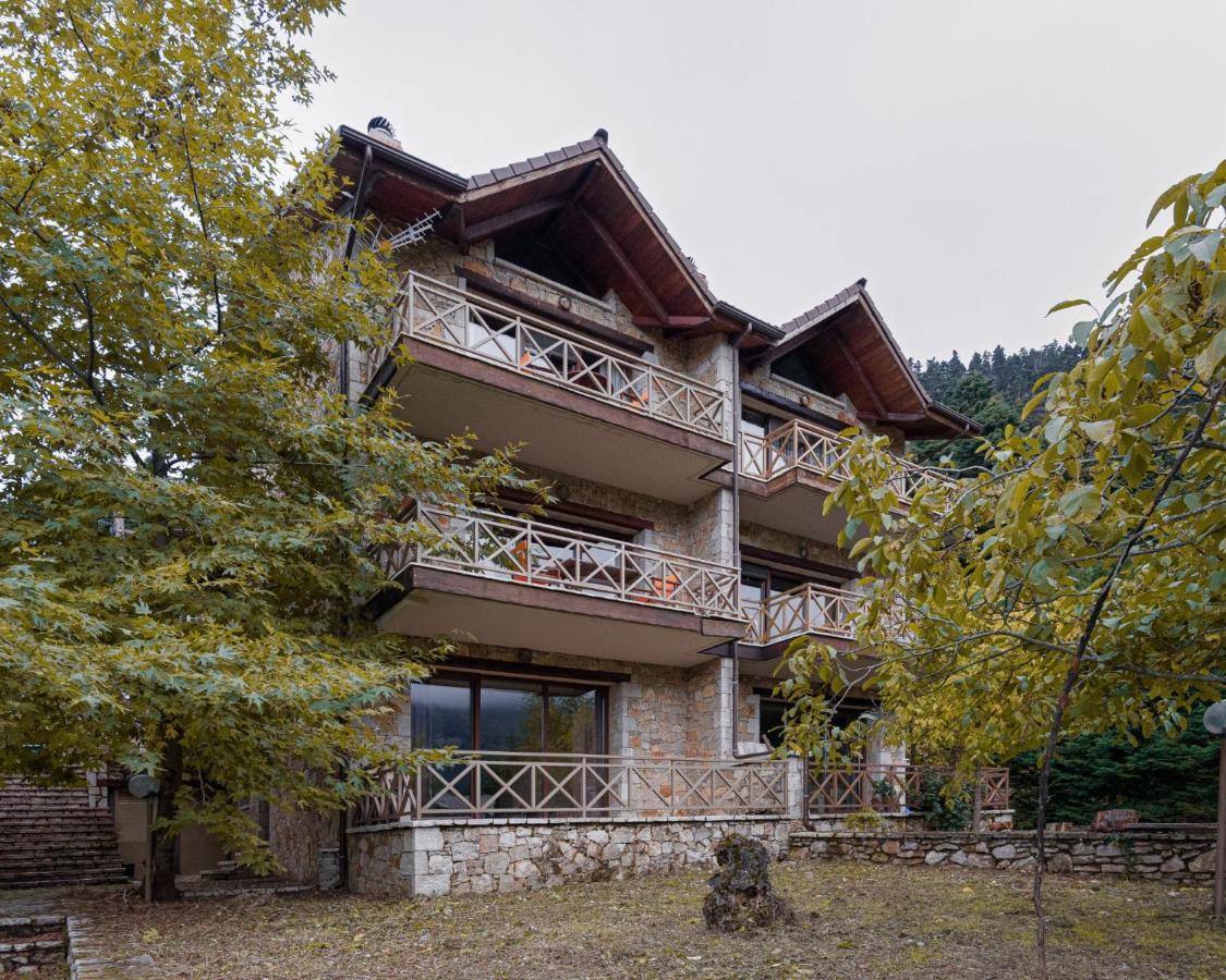 Parnassus Dreamwood Chalet Eptálofos المظهر الخارجي الصورة